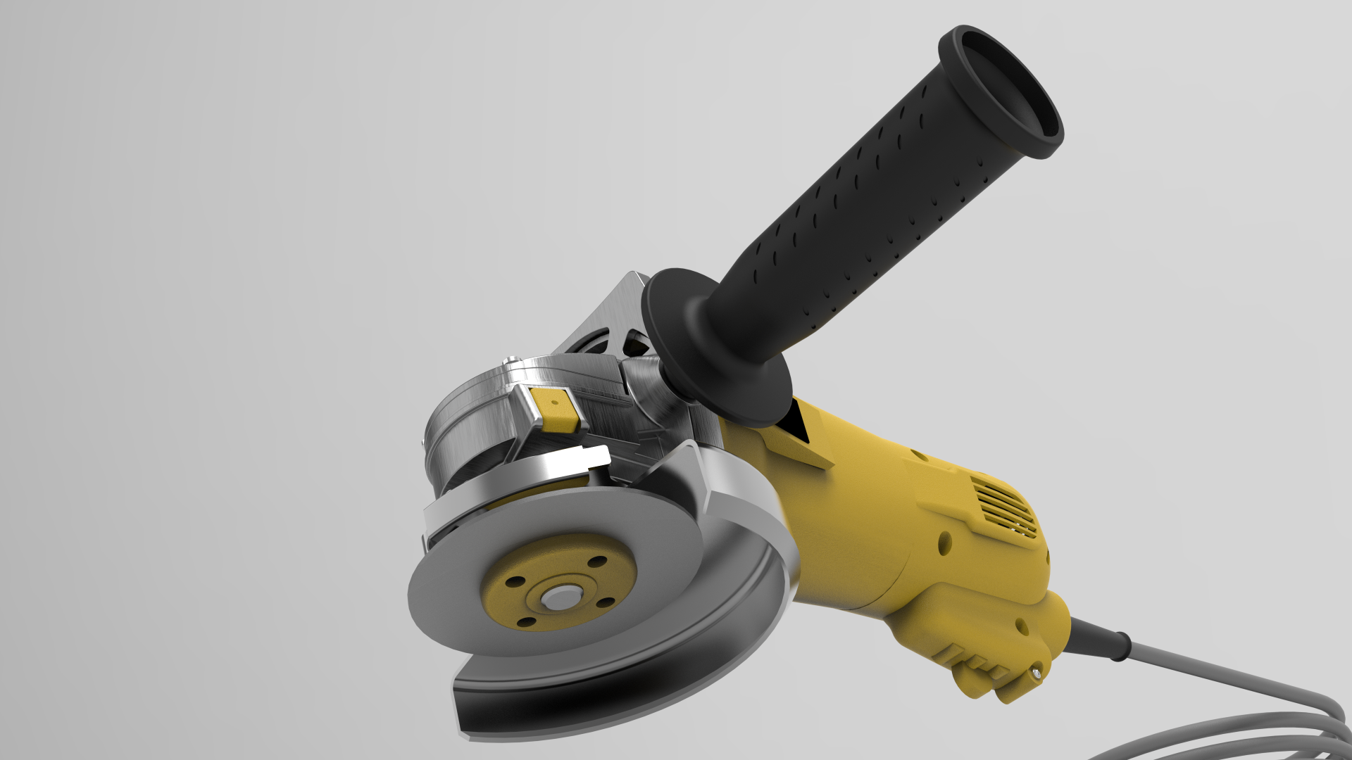 renderizações da rebarbadora